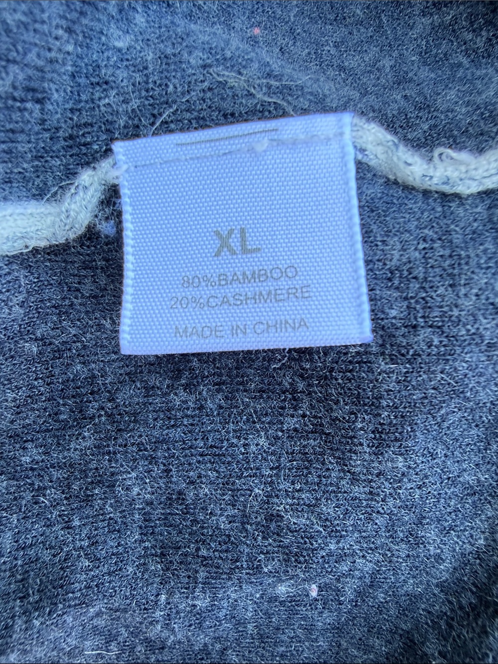 Kokun cashmere bamboo Navy Short Sleeve knit top shirt - Picture 7 of 8